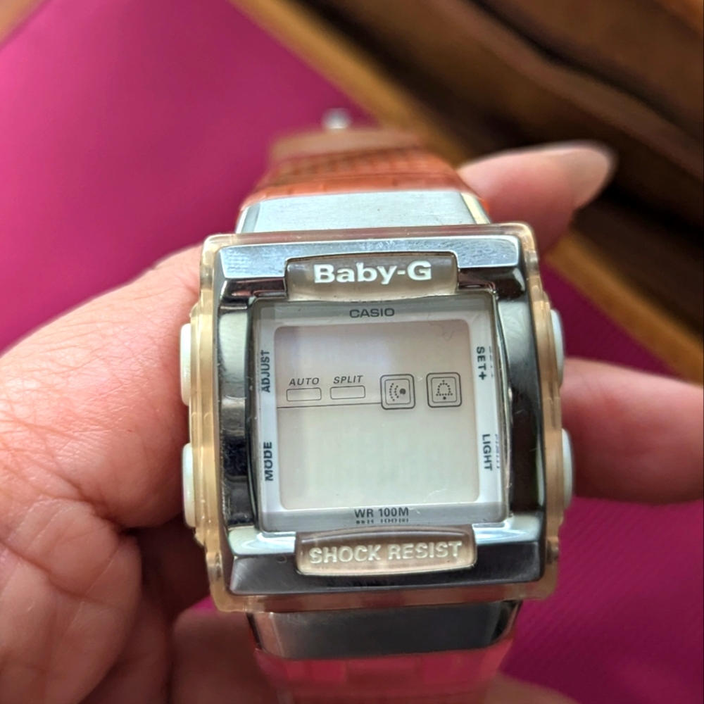 Casio Baby-G Women's Watch - Silver and Brown